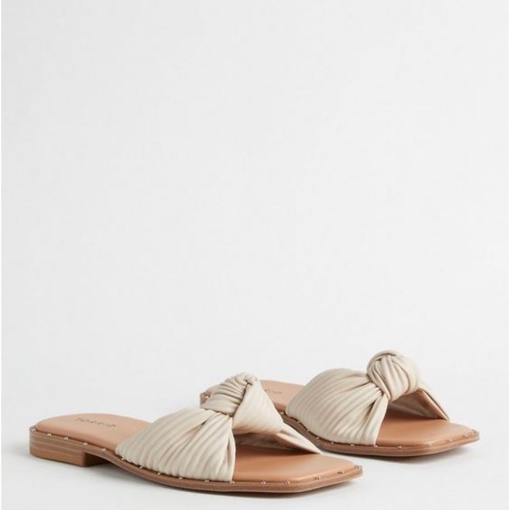 Torrid Knot Neutral Slide Sandal